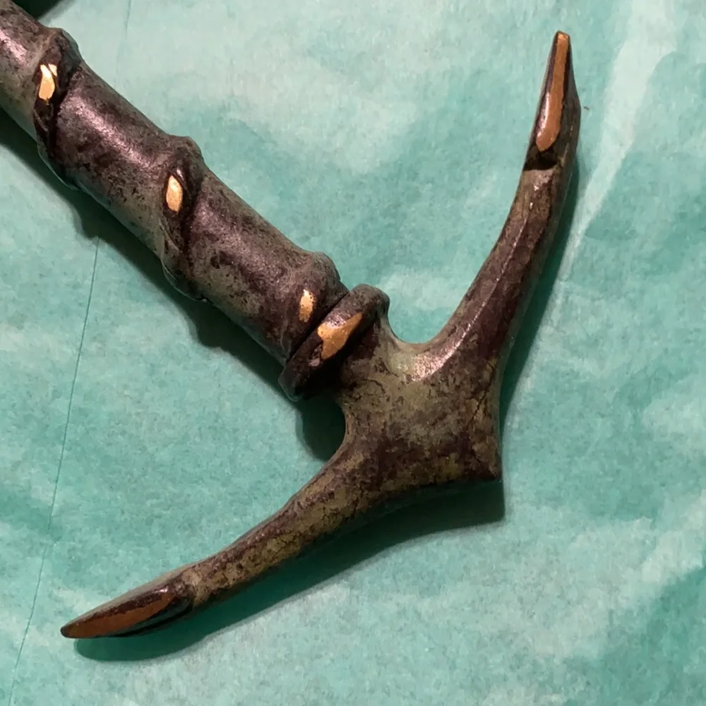 Cool wine cork opener, heavy metal pieces (2)
